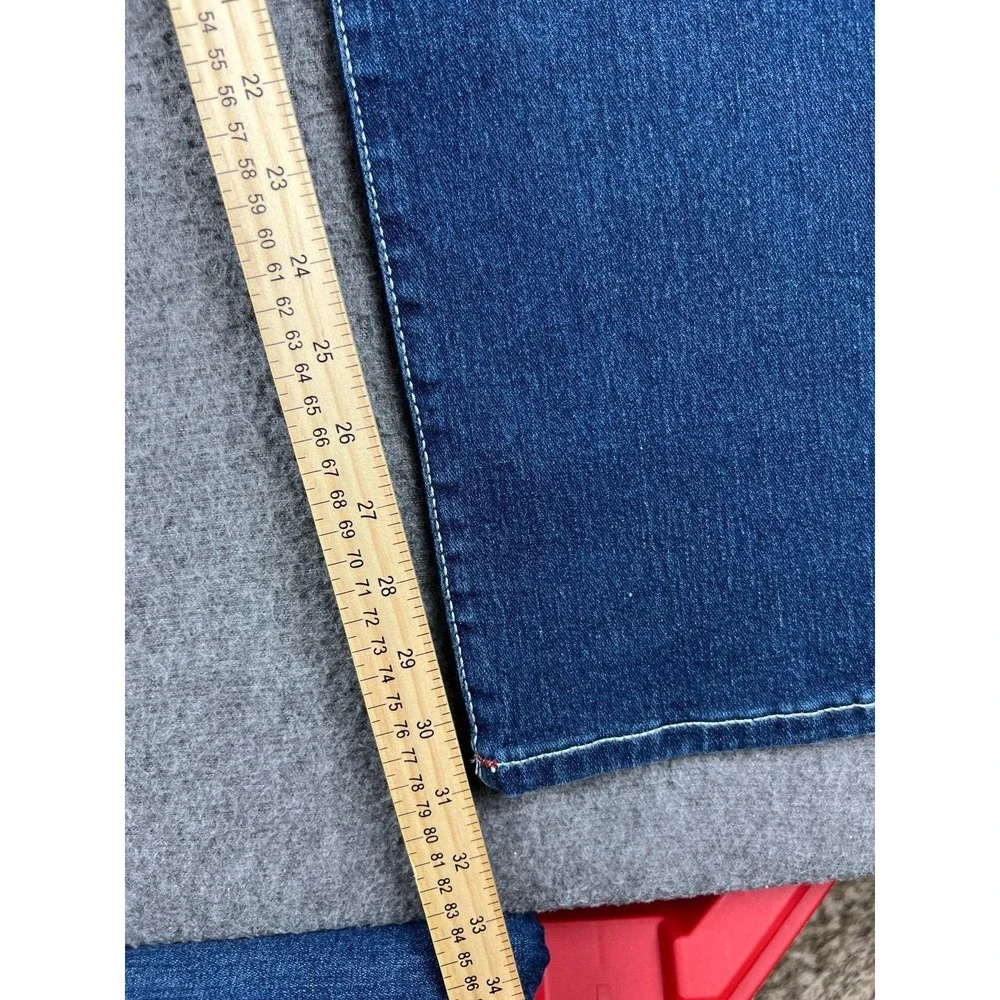 NEW‎ True Religion Mens Blue Rocco Relaxed Skinny Jeans Size 36
